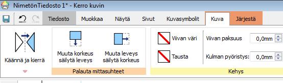 Piilottaaksesi työkalujoukon klikkaa hiiren oikealla painikkeella välilehden otsikkoa, ja valitse
