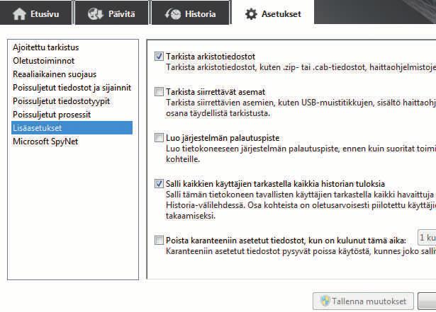 Jos haluat käyttää Security Essentialsia, asenna se lehden mukana tulevalta cd:ltä. Seuraa ohjeita ja vastaa myöntävästi kaikkeen. Kun ohjelma käynnistyy, näytöllä varoitetaan, että pc:si on uhattuna.