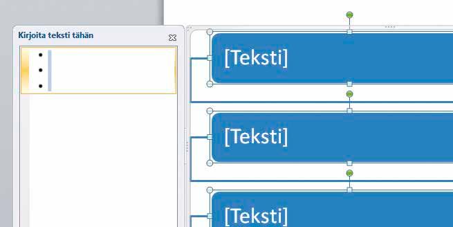 Valitse sitten ylhäältä valikosta Lisää ja SmartArt.