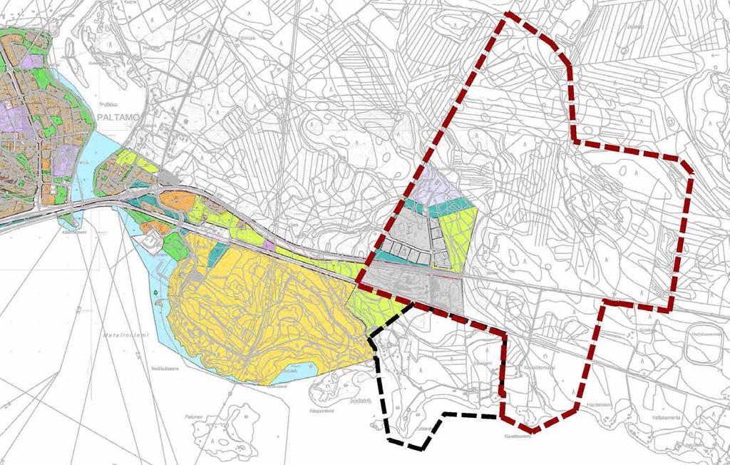 Asemakaava: Suunnittelualueen lounaiskulma kuuluu Metelin ja Kylänpuron asemakaavaan ensimmäisessä vaiheessa (v. 2003) hyväksyttyyn Kylänpuron osa-alueeseen.