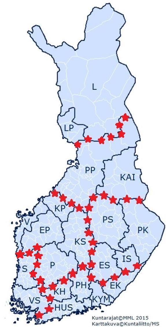 Tutkimuspalveluiden sijoittuminen