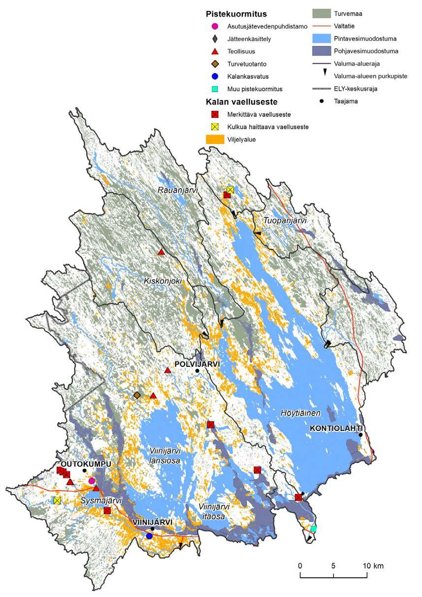 Kuva 15. Viinijärvi-Höytiäisen alue.