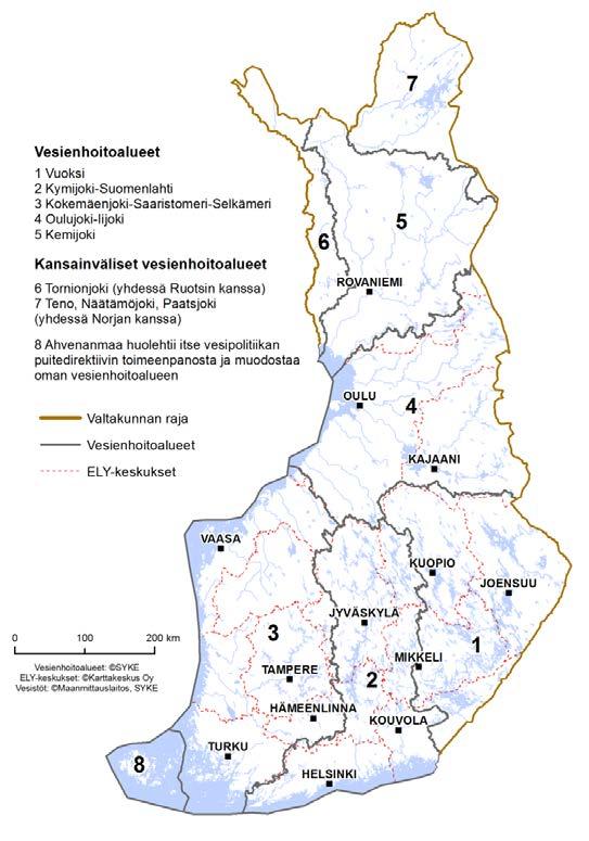 Voit vaikuttaa vesiemme hoitoon Koko Suomen kattavat vesienhoitosuunnitelmat vuoteen 2021 hyväksyttiin valtioneuvostossa vuoden 2015 lopussa.