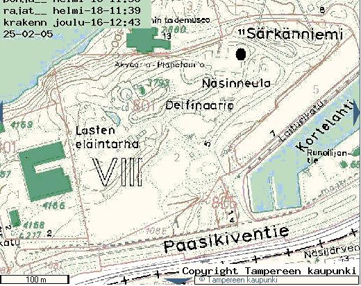 63 KUVALIITE 6 NÄSINNEULAN SÄÄASEMA Aseman nimi: Näsinneula Osoite: Särkänniemi Mittausparametrit: tuulen suunta (Wd) ja tuulen nopeus (Ws) 135 metrin korkeudelta lämpötila (Temp) ja kosteus (RH)