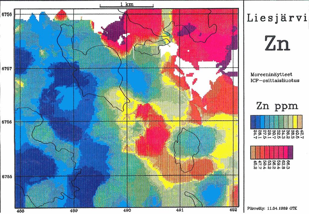 8'156 L I \ 1 km.