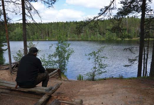 Saaren eteläpään korkein huippu sota-ajan kaivantojen ympärillä on korkeustasolla 104,5 mpy (siis n.