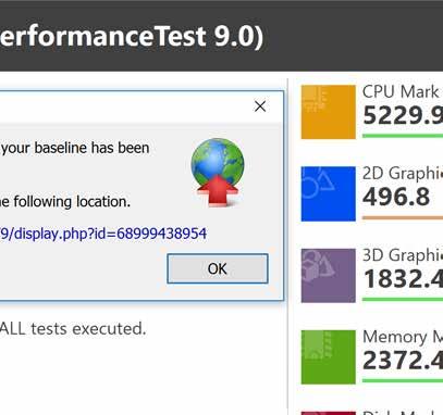 lukunopeuden. 1 3 2 4 Aloita testaaminen valitsemalla 1 RUN BENCHMARK 1.