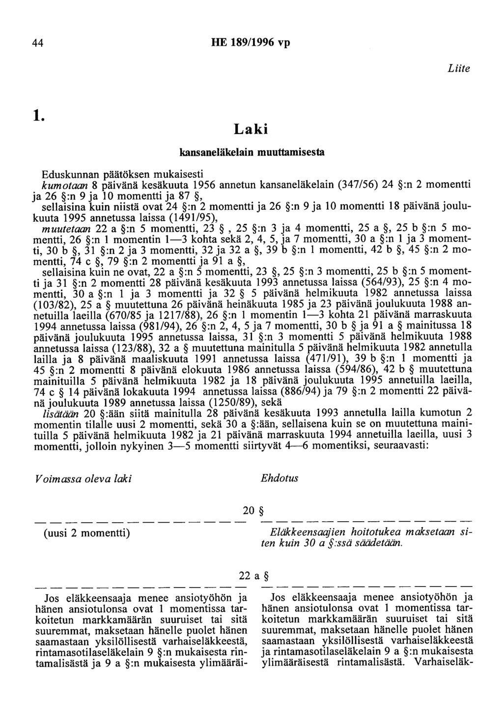 44 HE 189/1996 vp Liite 1.