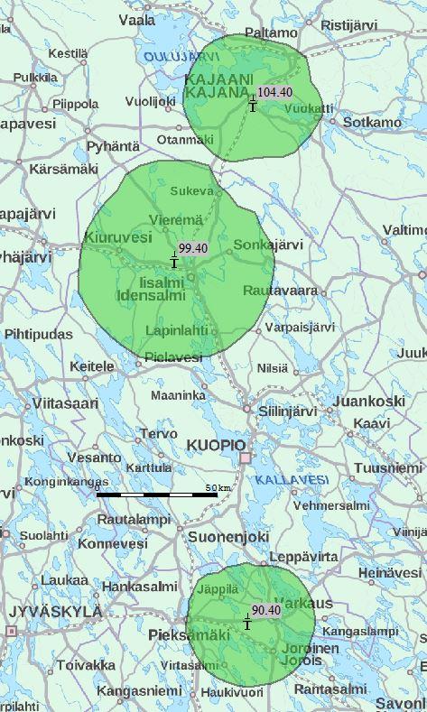 5 Savonlinna 107.1 Pieksämäki 1 (nyk.