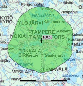 5 Kankaanpää 92.4 Parkano 90.