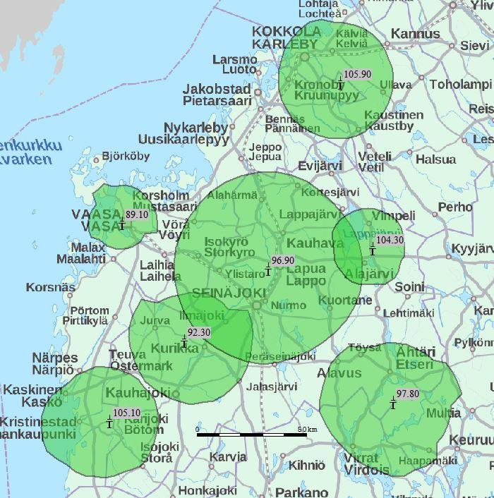 Aito Iskelmä) Alajärvi 104.3 Kristiinankaup unki 105.