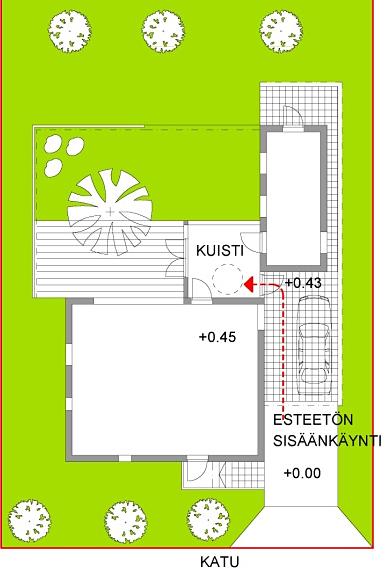 5 Oviaukko tulee toteuttaa rakenteellisesti siten, että vähimmäisleveys voidaan toteuttaa tarvittaessa myöhemmin rakenteita ja vesieristeitä rikkomatta.