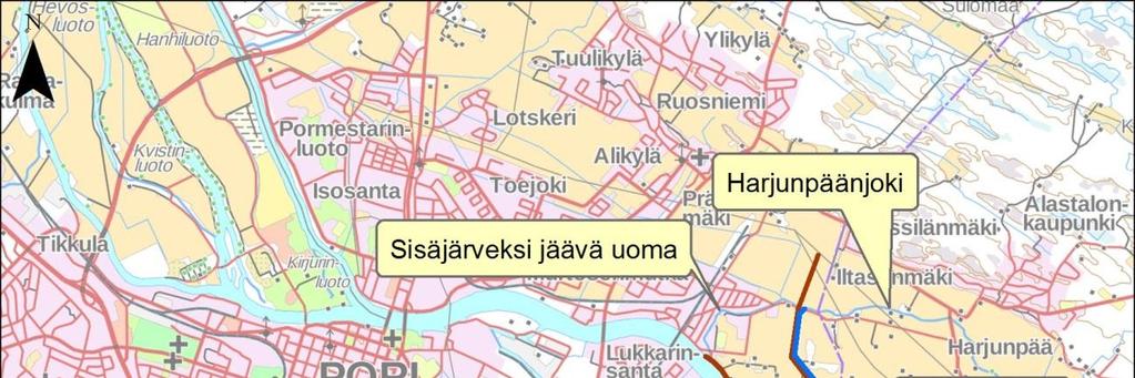 huomioitu läjitysalueen suunnittelussa sekä läjitysmassojen ja valumavesien käsittelyssä (liite 1).