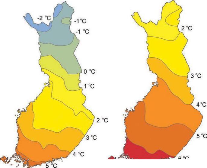 FCG SUUNNITTELU JA TEKNIIKKA OY Raportti 3 (32) 14.11.2016 se vaihtelee maantieteellisen sijainnin mukaan. Lämpötila vaihtelee myös paikallisesti.