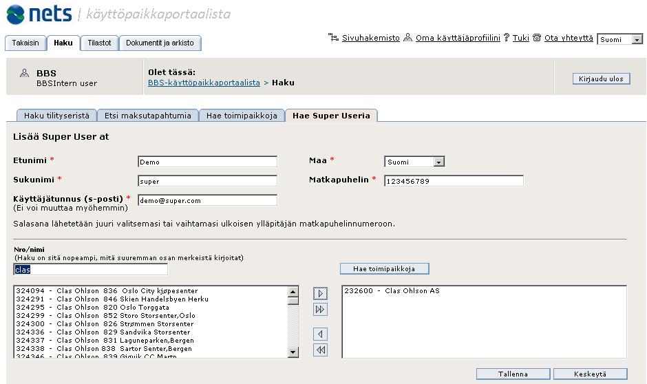 Internal Merchant Portal 3.