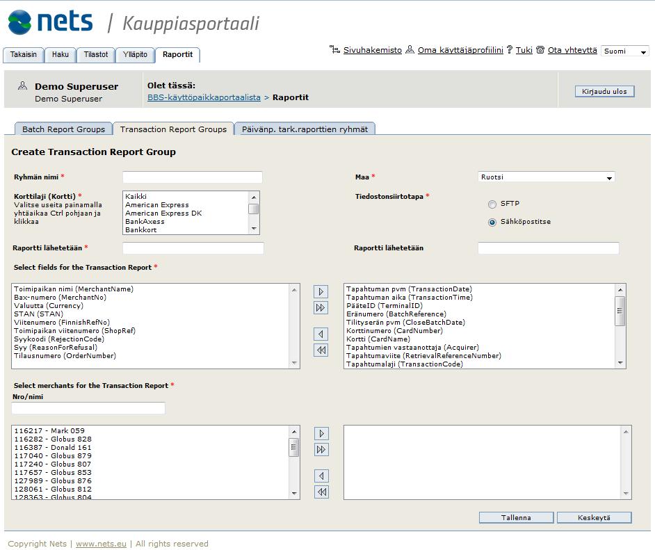 Internal Merchant Portal 4.