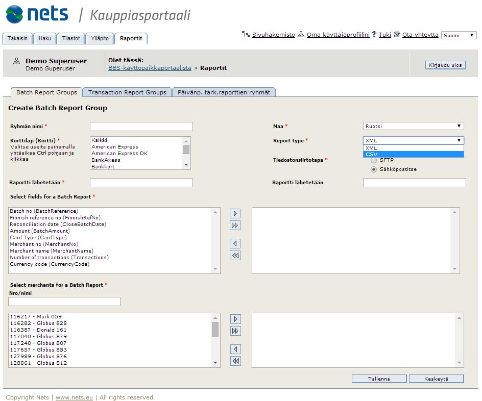 Internal Merchant Portal 4.