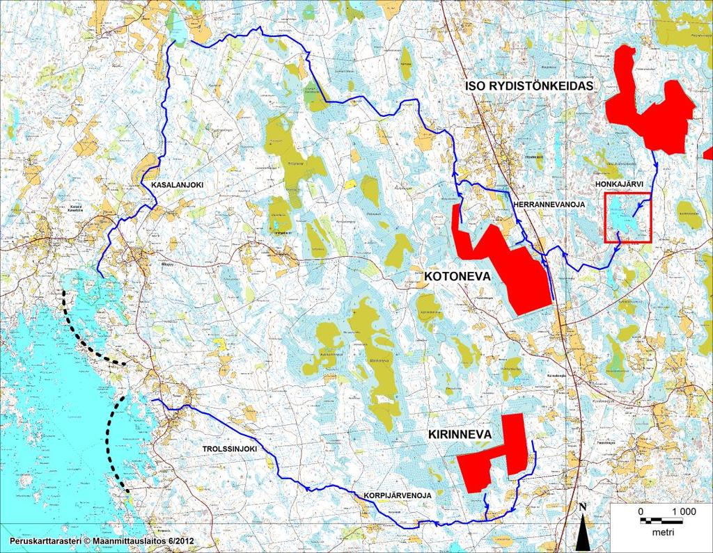 5 Taulukko 4.1. Tarkkailumenetelmät ja toteutusvuodet vuodesta 2018 alkaen.