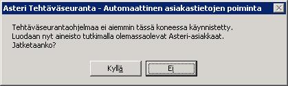 Asteri Tehtäväseuranta käyttöohje 7/67 3.