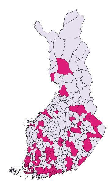 Metatietoja julkaisseet kunnat (72/320) http://www.