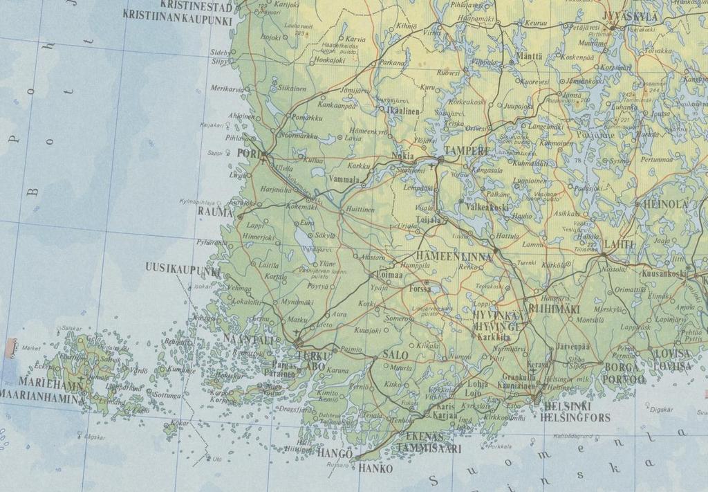 oita Hangon Kemiön suuntaan ja maahanlaskuja Loimijoen (Kokemäenjoen sivujoki) aukeille suomalaisten joukkojen sitomis- ja harhauttamismielessä.
