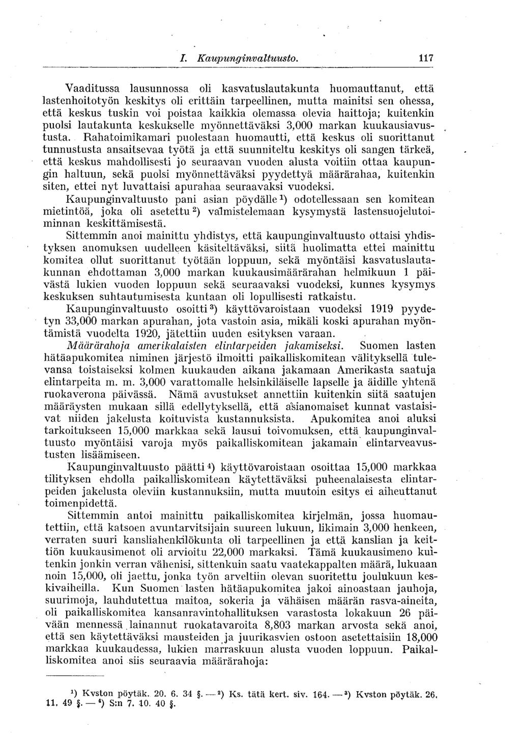 118 I.,Kaupunginvaltuusto.