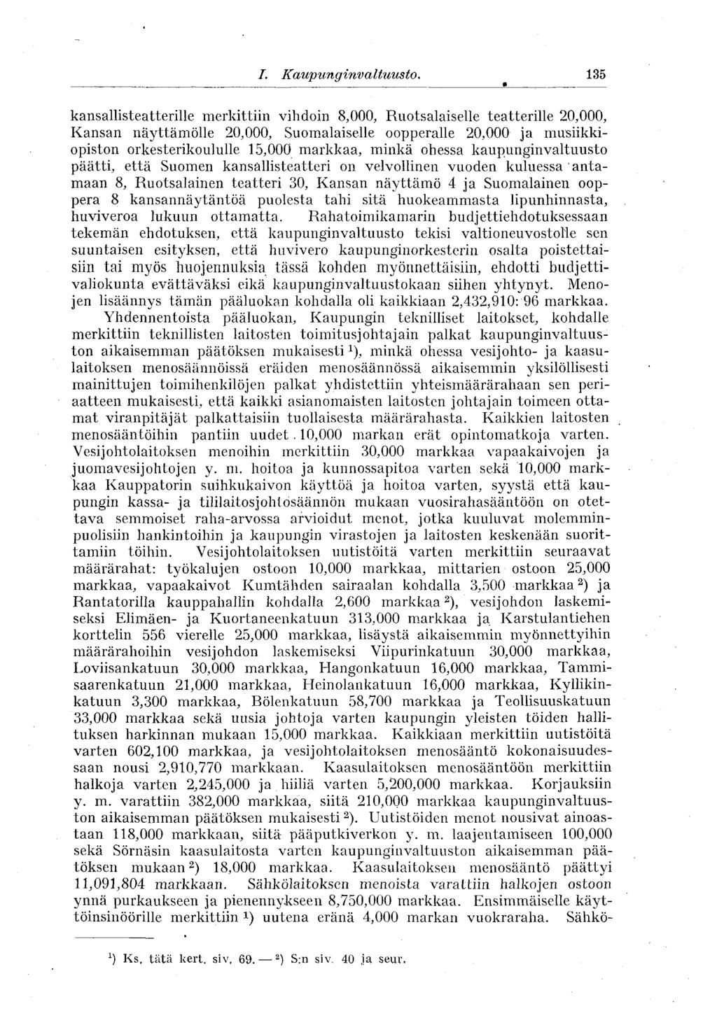 118 I.,Kaupunginvaltuusto.