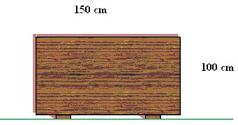 Liitteet: a) Hyppyeste Este on 100 cm korkea ja 150 cm leveä. (ks. kuva) Harjoitushypyt eivät ole sallittuja kokeen aikana.