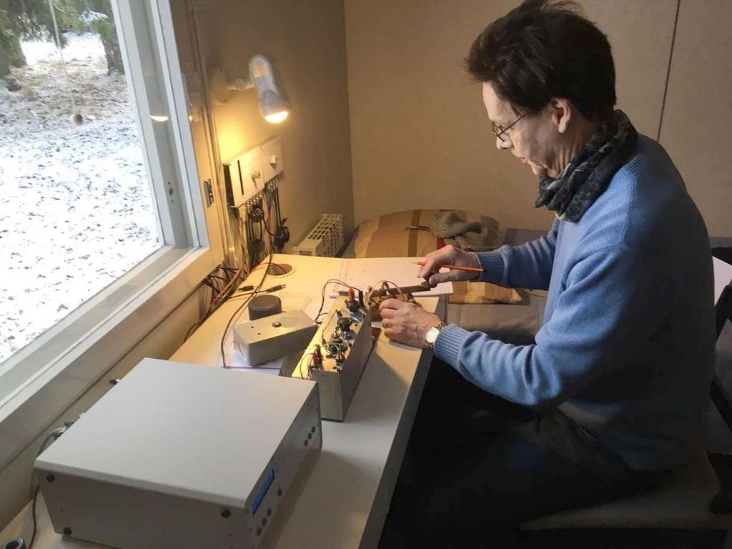 OH7SV/SA: PRT OH100 ja Kyynel-radio Mäntsälässä Suomi 100 vuotta perinneradiotapahtumassa workimme Kyynel radiolla.