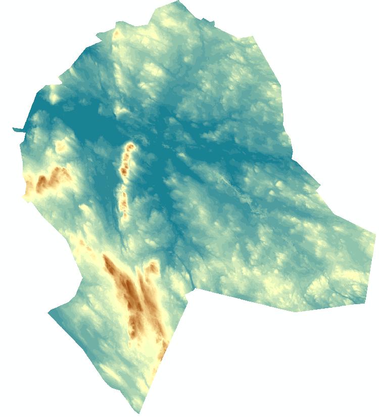 Korkeusmalli DEM (digital elevation model) tai DTM (digital terrain model) 3D GIS:n keskeinen osa Yleensä