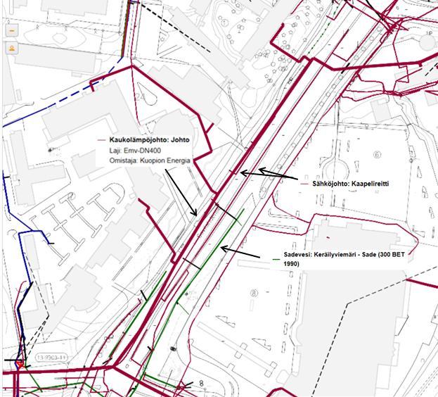 Lähtökohtia mm: Infraverkostot nyk: Kaukolämpö Datakaapelit