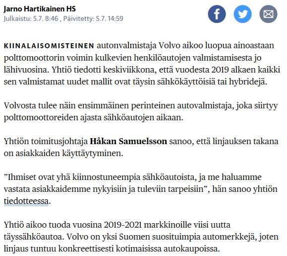 henkilöauoisa ulee jakossakin