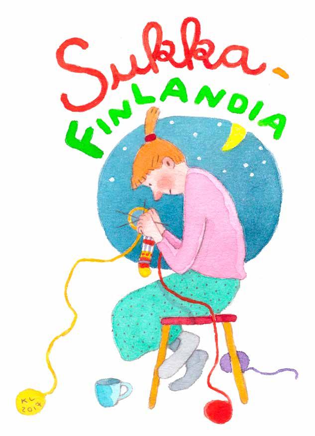 Kilpailu alkaa 6.12.2017! Teksti ja kuvat: Lentävä Lapanen ja Sukka-Finlandia Kuvitus: Kristiina Louhi Puikoillanne, valmiit, NEULOMAAN! Vielä ehdit mukaan hyvää tekevään NEULOMISKISAAN!