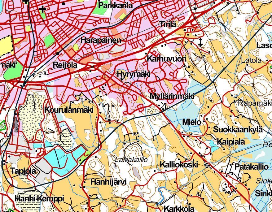 006 Haapajärvi, eteläosa 005 Jussila 003 Lyijynen 001 Keskisaari RAKKL2 * PISARA -havaintopaikat Lappeenrannan seudun ympäristötoimen tilaama