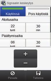 7 3 4 5 6 Valitse Signaalin keskeytys.