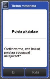 7 3 HUOMAUTUS j Tässä esimerkissä yhdistetään viimeiset kolme aikajaksoa. j Syntyvässä aikajaksossa käytetään ensimmäisen valitun aikajakson tavoitealuearvoja.