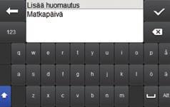 11 Bolus Aseta boluksen määrä. Valitse Tallenna.