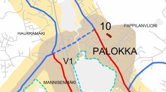 selostus 1.2T 13/37 =Aluekeskus =Seudullisesti merkittävä kaupan palvelualue Kuva 9. Ote Jyväskylän yleiskaavan pääkartasta.