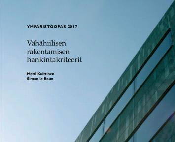 Vihreän rahoituksen teemoja vuonna 2018 Suomen valtion rooli