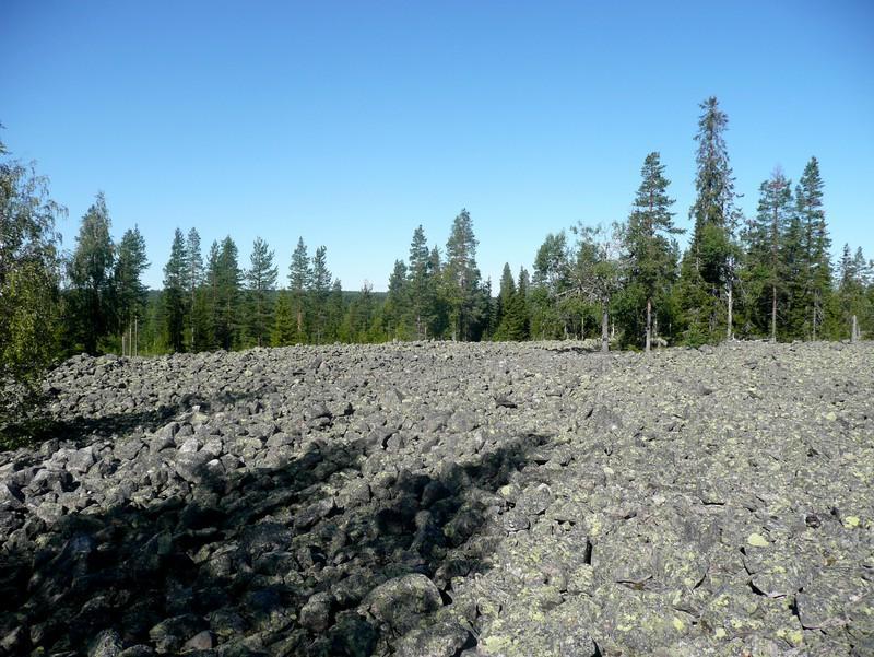 Voimalapaikka kuvattu kaakkoon.