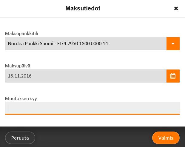 KÄSITTELYHISTORIA/MAKSUTIEDOT Käsittelyhistoria Miten laskua on