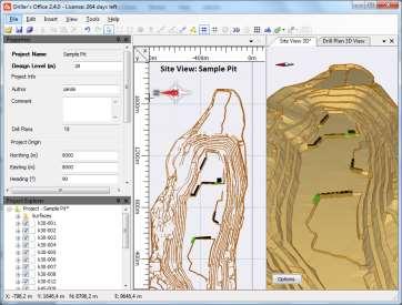 DRILLER S OFFICE PORAUKSEN SUUNNITTELUUN JA SEURANTAAN Monipuoliset työkalut Monimutkaiset kaaviot Vaihtelevat pohjatasot kaaviossa