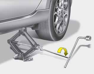 Ongelmatilanteessa VAROITUS - Nostokohta Pienentääksesi loukkaantumisriskiä, käytä ainoastaan auton mukana toimitettua tunkkia ja nosta oikeista nostokohdista.