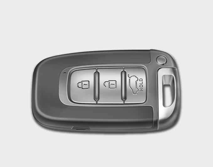 OTA040003 Smart key -avaimen avulla voit lukita ja avata ovet (myös takaluukun) ja jopa käynnistää moottorin ilman avaimen asettamista virtalukkoon.