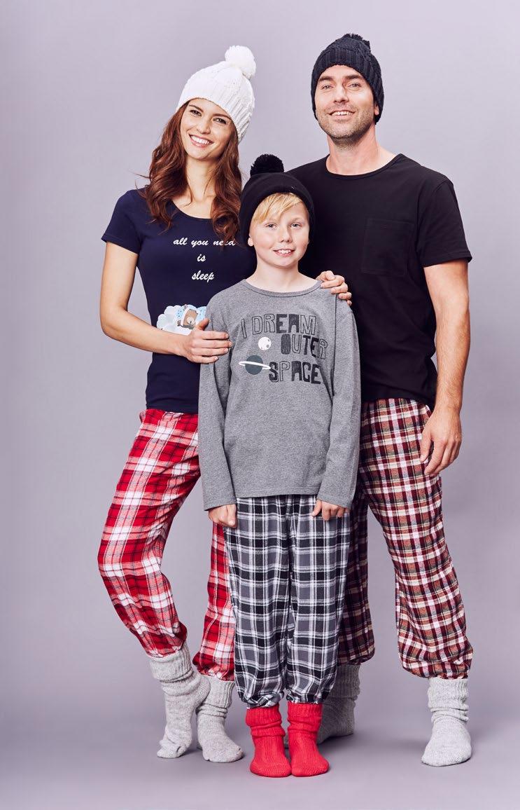 Miesten pyjama Koot S-XXXL.