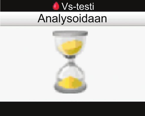 tarpeeksi verta, Analysoidaannäyttö