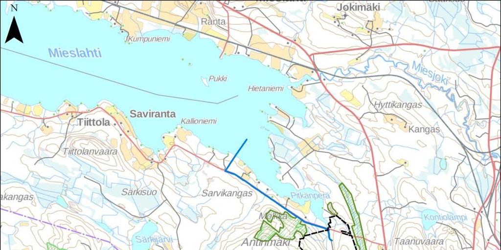 1 1 JOHDANTO Mondo Minerals B.V. Branch Finland on jättänyt Paltamossa sijaitsevan Mieslahden kaivoksen ympäristö- ja vesilupahakemuksen vuonna 2015. Pohjois-Suomen aluehallintovirasto on 7.3.