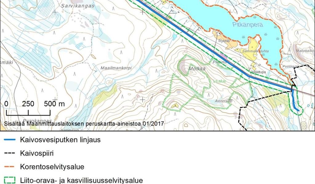 luontoselvitys liito-orava luontotyyppi- ja kasvillisuus sudenkorennot maastokäynnit 26.5.