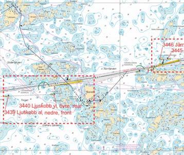 Muuta Ändra Amend LJUSKOBB Voi olla ajoittain poissa käytöstä. Kan tillfälligt vara ur bruk. May temporarily be inoperative. 59 51.843'N 21 52.452'E 3439, (C4744.