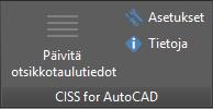 7. Automaation grafiikkasovellus CISS-ProsessiAutomaation grafiikkasovellus toimii AutoCADin 2017 versiossa.